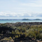 Rangitoto szigetéről ennyi látszik Aucklandből